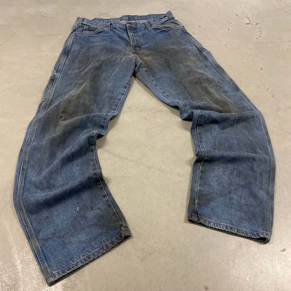 Y2K thrashed baggy dickies carpenter Jeans 34x34